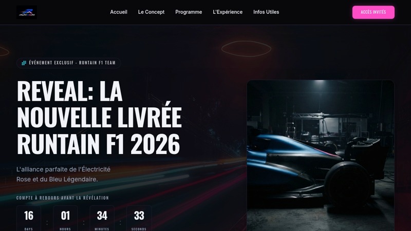 REVEAL: LA NOUVELLE LIVRÉE RUNTAIN F1 2026