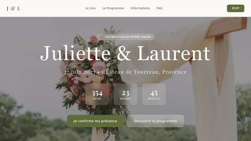Mariage de J & L