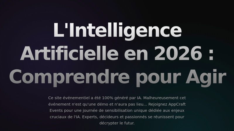 Journée de sensibilisation aux enjeux de l'IA