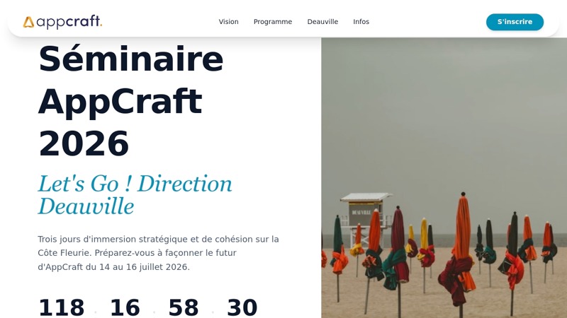 Séminaire AppCraft Deauville 2026